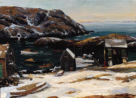 <i>Winter Evening, Monhegan</i>