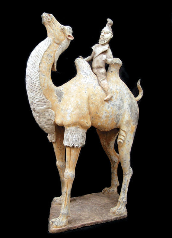 Painted Camel with Foreign Rider