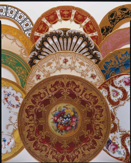 Handpainted Service Plates