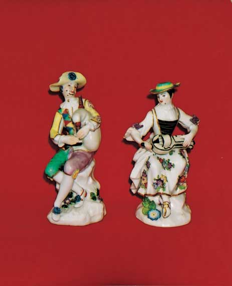 Two Figures from the Italian Comedy Series