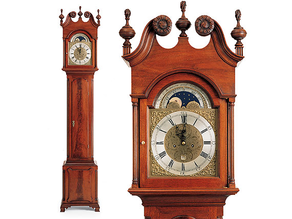 Exact Copy of a Thomas Wagstaffe Walnut Tall Clock