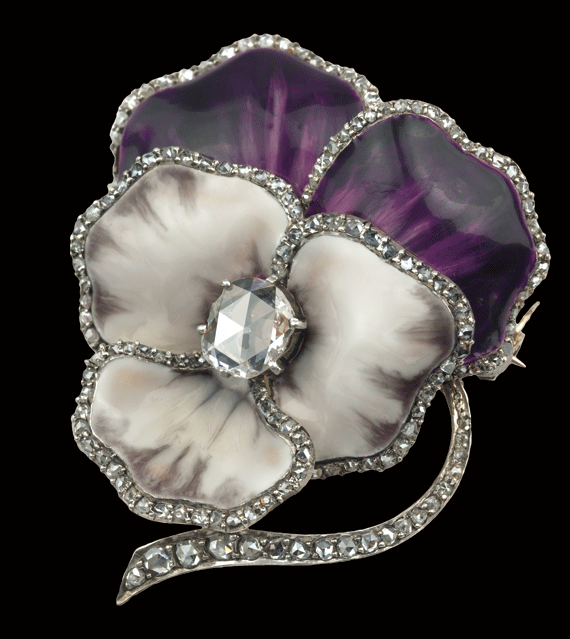 American Pansy Brooch