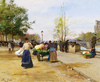 <i>The Flower Sellers by the Pont du Louvre</i>
