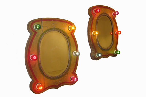 Pair Carousel Mirrors