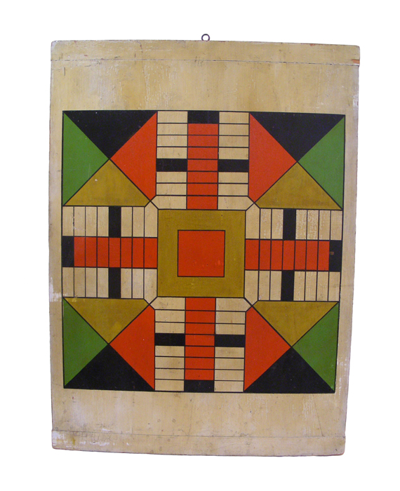 Five Color Parcheesi Gameboard
