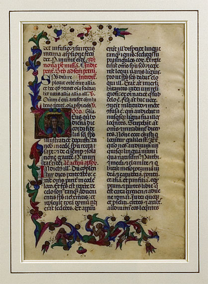 Missal Leaf with Miniature of <i>The Pentecost</i>