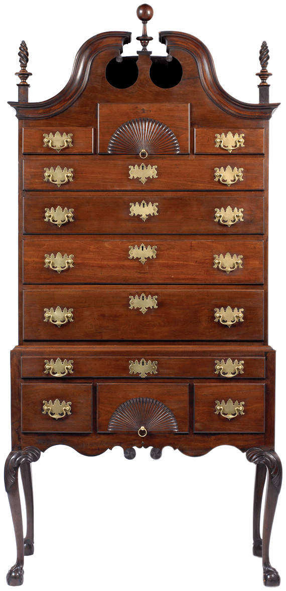 Chippendale Mahogany Highboy