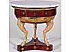 Unique Classical Marble Top Urn Stand