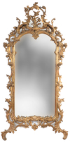 A magnificent Georgian Rococo giltwood mirror, mid 18th Century.