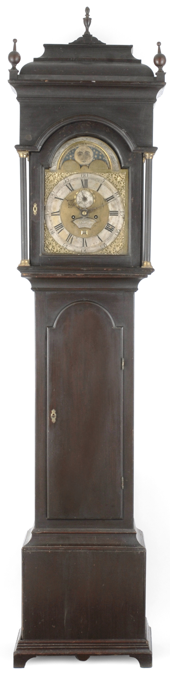 An important Chippendale mahogany tall case clock, By Gawen Brown, Boston, Massachusetts, Circa 1760.