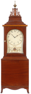 A fine Federal mahogany shelf clock, Boston, Massachusetts, circa 1810.