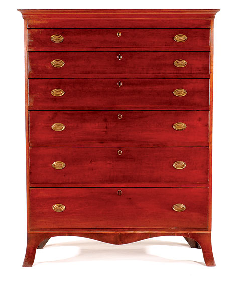 Hepplewhite Tall Chest