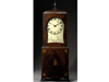 FEDERAL INLAID AND VENEERED MAHOGANY  SHELF CLOCK
