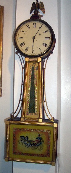 Willard Type Boston Banjo Clock