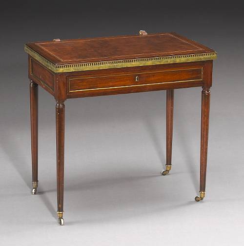 Louis Philippe Mahogany Writing/Games Table