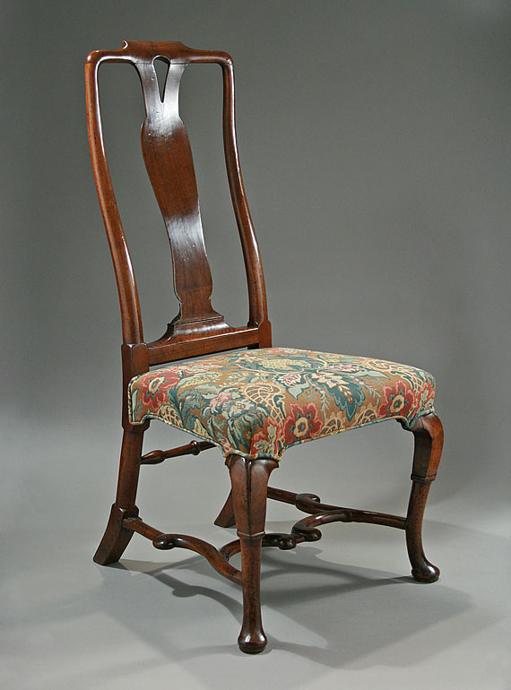 Willliam III / Queen Anne Walnut Side Chair with Iberian Influences, 1700-1710