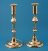 Pair of George II Bell Metal Candlesticks