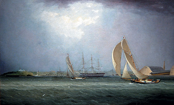 <i>Yacht Race, East River, NY