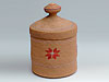 Aleutian Lidded Basket