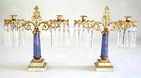 Pair of Double Arm Candelabra