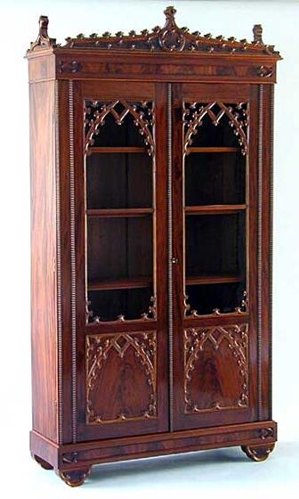 Gothic Revival Bookcase