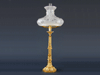 A Gothic Revival Sinumbra Lamp