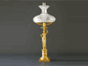 A Figural Sinumbra Lamp
