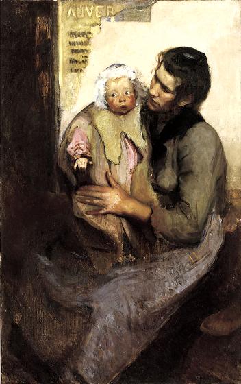 Painting of a Mother and Child