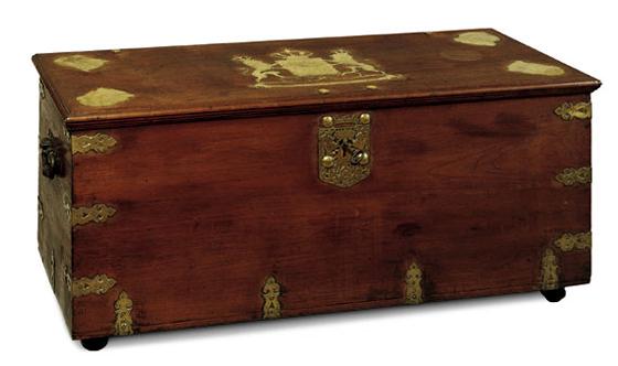 China Trade Captain's Sea Trunk