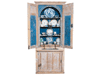 18th Century Barrel-Back Corner Cupboard