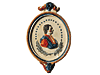 Pearlware Plaque with Profile of Sir Isaac Newton