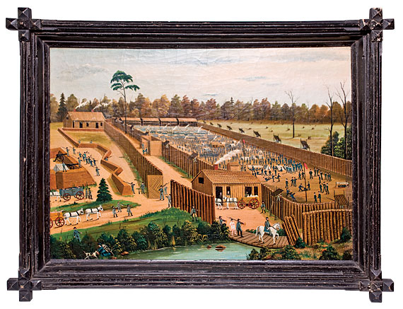 Anderson Military Prison Oil on Canvas