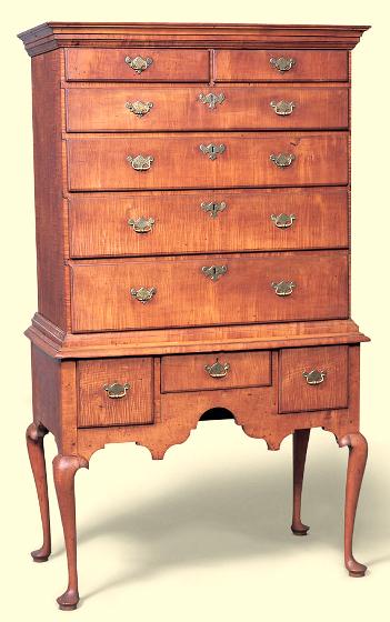 Early Diminutive Queen Anne Highboy