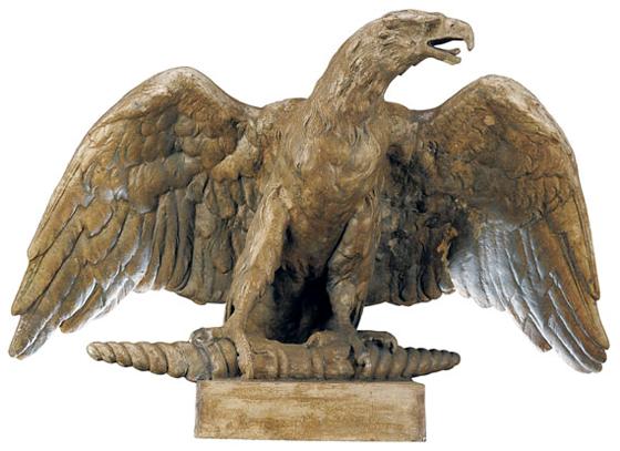 Cast Zinc Eagle of Heroic Presence