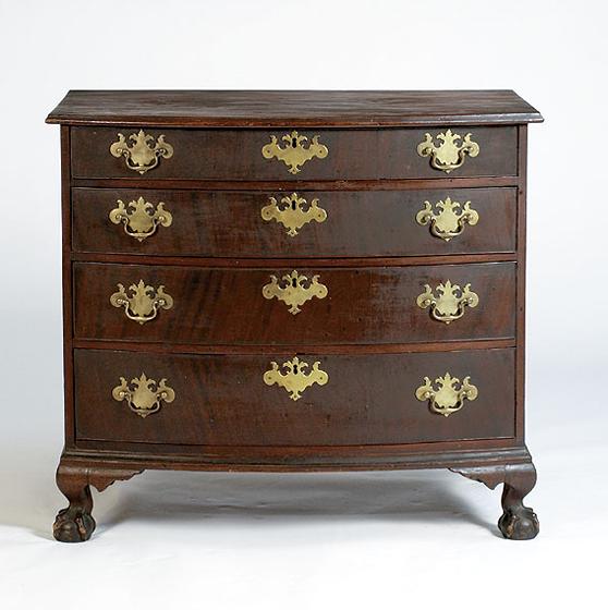 Mahogany Bowfront Chest