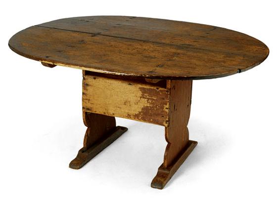 Shoe Foot Hutch Table, American