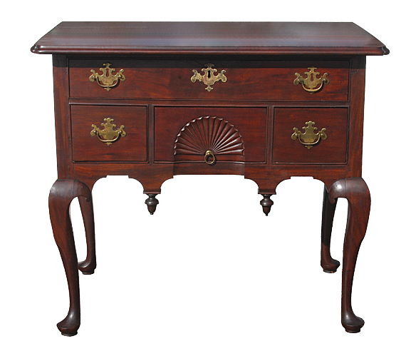 Breed Family Queen Anne Mahogany Lowboy