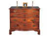 Chippendale Mahogany Serpentine-Front Chest