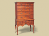 Early Diminutive Queen Anne Highboy