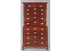 Chippendale Figured Maple Chest on Chest