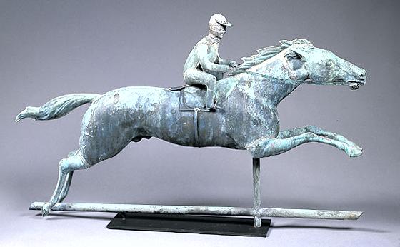 Horse and Jockey Weathervane