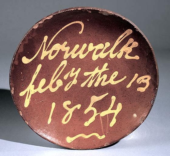 Norwalk Pottery Plate