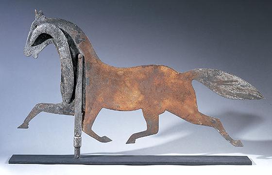 Sheet Iron Horse Weathervane