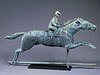 Horse and Jockey Weathervane